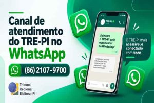 WhatsApp do TRE-PI ganha assistente virtual com IA e canal de denúncias