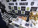 Em Teresina: Polícia Militar prende três pessoas e apreende grande quantidade de armas, drogas e munições